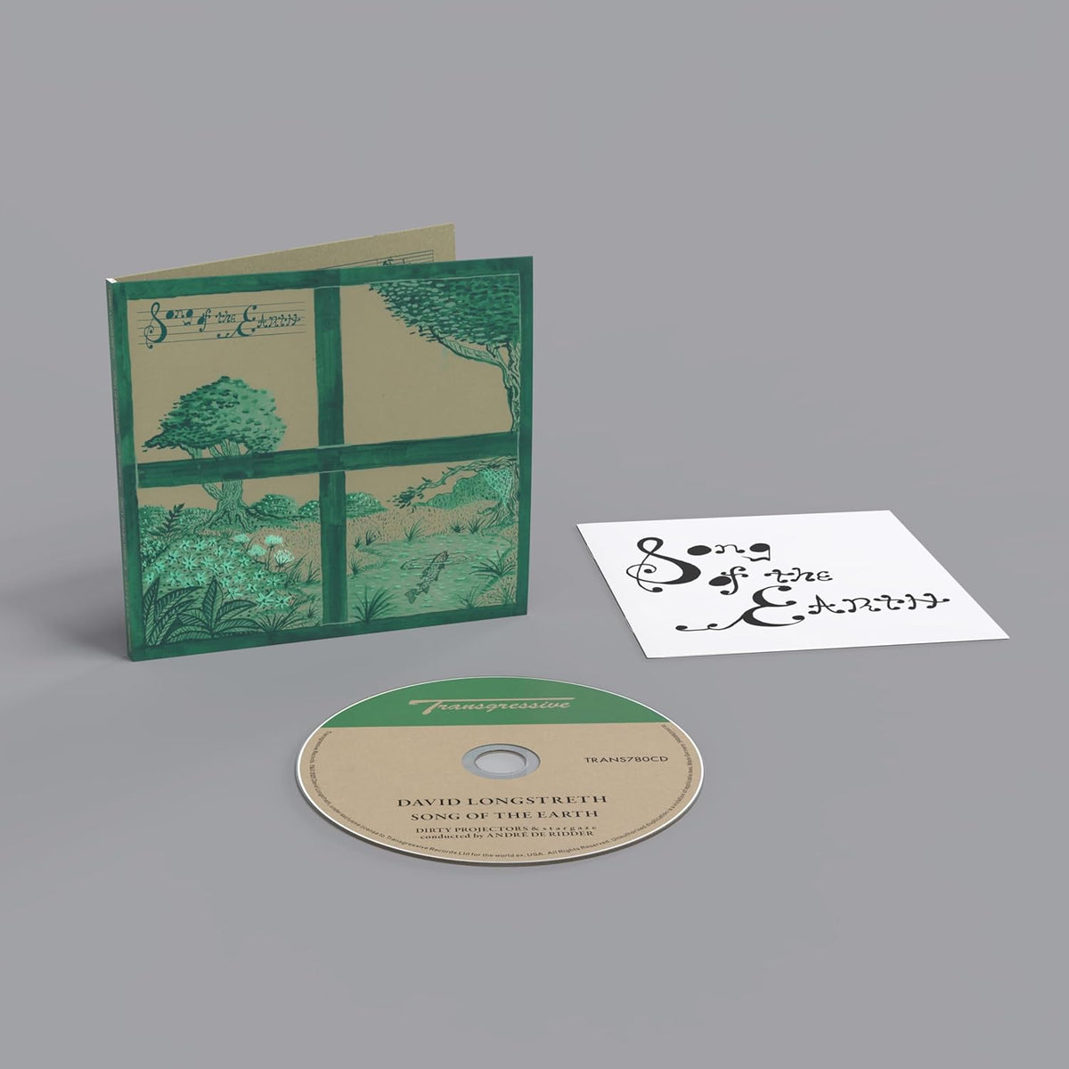 CD packaging for David Longstreth & Dirty Proje - Song Of The Earth.