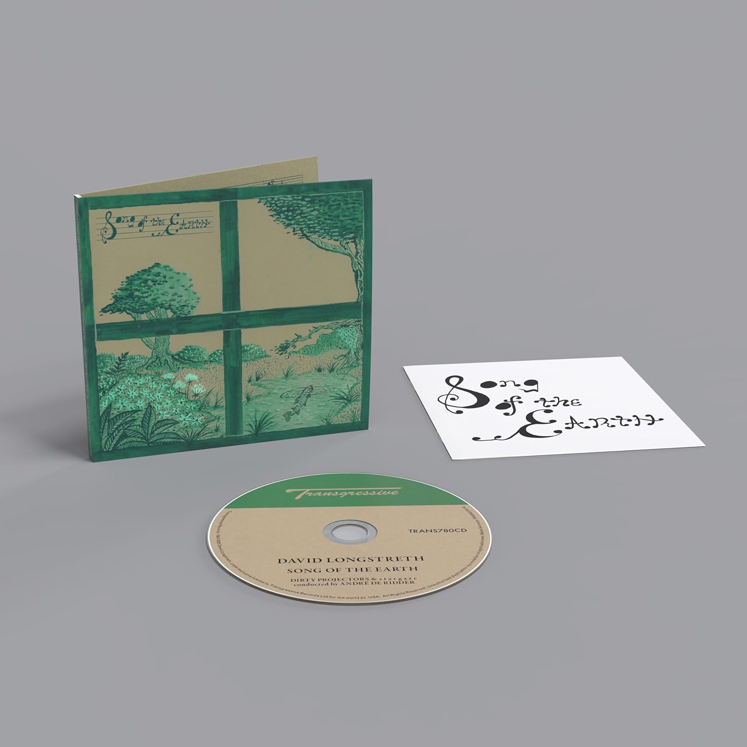 CD packaging for David Longstreth & Dirty Proje - Song Of The Earth.