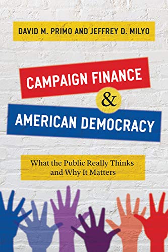 Book cover with colorful text and raised hands on a brick wall.