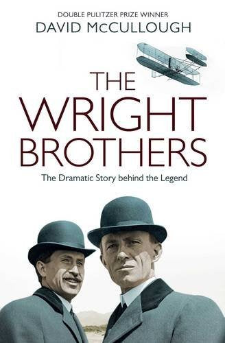 Book cover featuring the Wright Brothers and a vintage airplane.