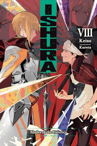 Ishura, Vol. 8 cover: two anime characters with swords and geometric shapes.