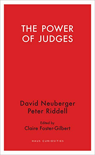Red book cover with white text: "The Power of Judges" and author names.