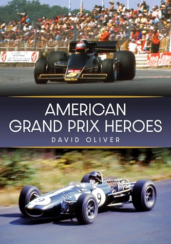Book cover featuring vintage Formula One race cars and drivers.