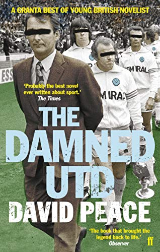 Book cover showing four men in soccer uniforms with black bars over their eyes.