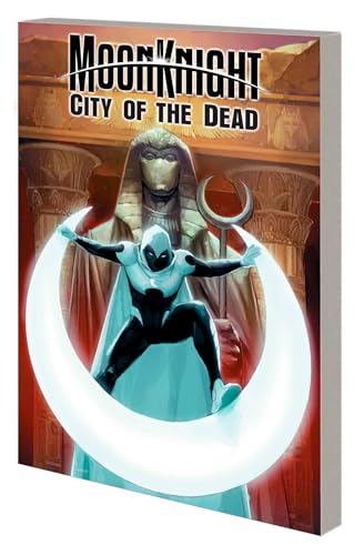 Moon Knight comic book cover featuring a superhero and Egyptian imagery.