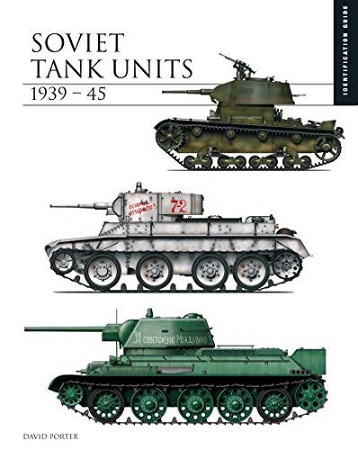 Book cover featuring illustrations of Soviet tanks from 1939-45.