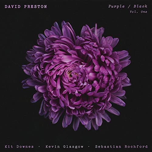 CD cover: dark background with a close-up of a purple chrysanthemum.