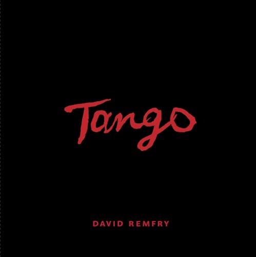 Black book cover with red, handwritten-style title "Tango" and author's name.