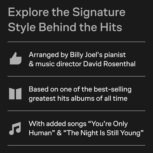 Billy Joel’s “Greatest Hits, Volume I & II” album cover with text details.