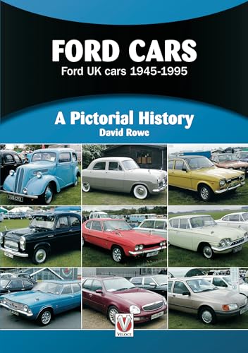 Book cover: "Ford Cars 1945 to 1995", featuring vintage Ford vehicles.