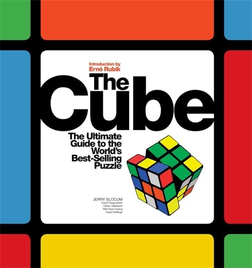 Book cover titled The Cube with a Rubik's Cube illustration on a colorful background.