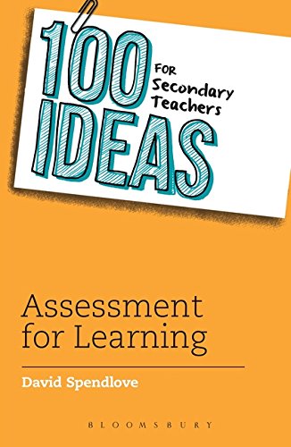 Book cover with "100 Ideas" and "Assessment for Learning" text.