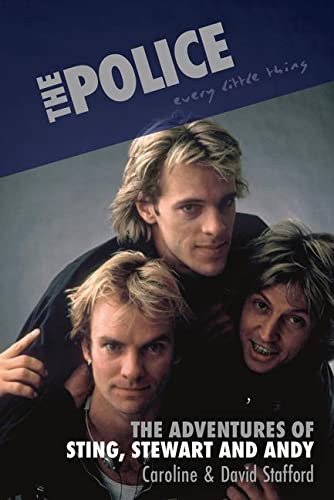 Book cover featuring The Police band members Sting, Stewart Copeland, and Andy Summers.
