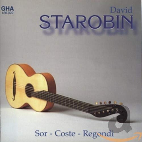 CD cover featuring a classical guitar and the name David Starobin.