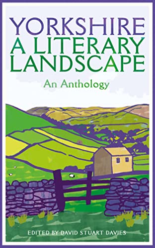 Book cover showing an illustrated Yorkshire landscape with stone walls, hills, and a cottage.