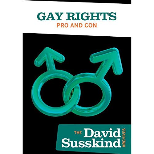 DVD cover for “Gay Rights: Pro And Con” featuring male symbols.