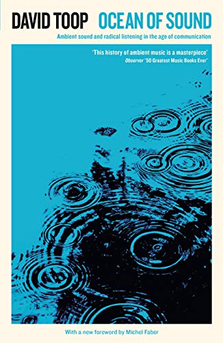 Book cover with title text over a blue and black image of water ripples.