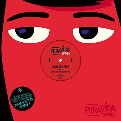 Red vinyl record sleeve with cartoon face and "Puravida Sounds" logo.