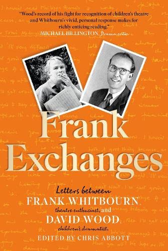 Book cover with portraits of two men and handwritten script background.