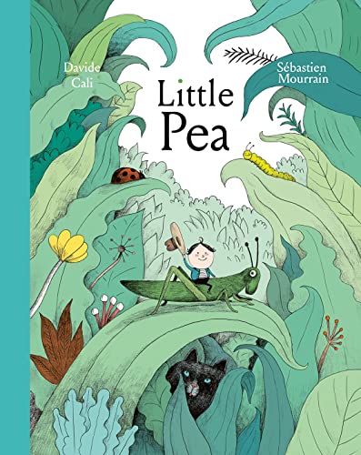 Book cover: illustrated grasshopper amongst green foliage and small creatures.