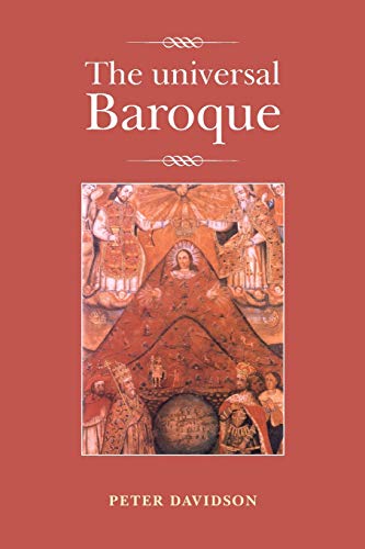 Book cover: “The universal Baroque” with religious Baroque painting detail.