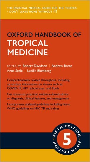 Cover of the fifth edition of the Oxford Handbook of Tropical Medicine.
