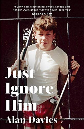 Book cover: a young boy behind bars with bold white text.