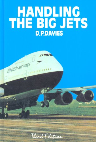 Book cover for Handling the Big Jets by D.P. Davies featuring a British Airways jet.