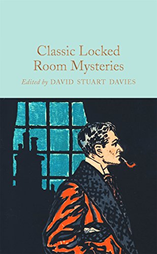 Book cover: “Classic Locked Room Mysteries” with a detective illustration.