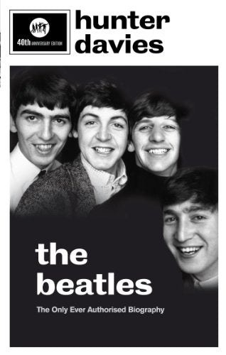 Book cover: black and white photo of The Beatles, text reads "The Beatles".