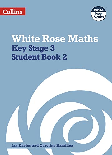 Blue Key Stage 3 Maths Student Book 2 cover with spiral design.