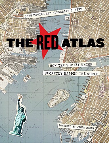 Book cover featuring a red star over a vintage map with Statue of Liberty.