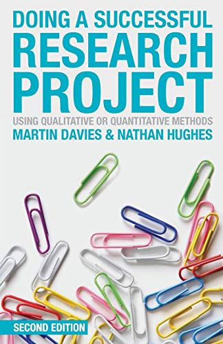 Book cover with colorful paperclips, titled “Doing a Successful Research Project.”