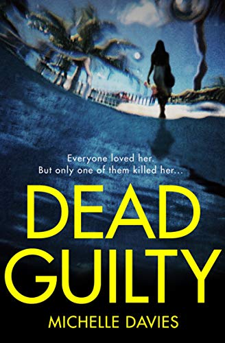 Book cover: “Dead Guilty” with a lone figure walking towards a blurred scene.