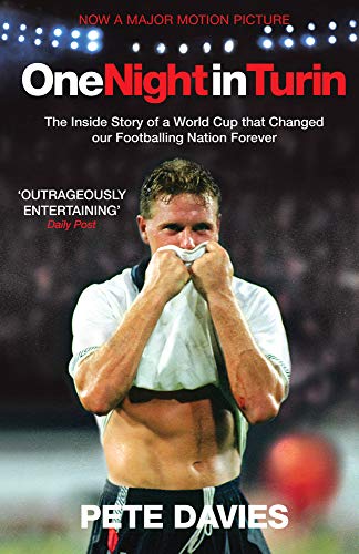 Book cover: “One Night in Turin” featuring a football player crying.