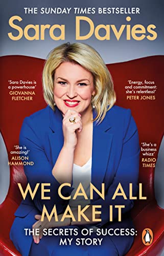Book cover featuring Sara Davies, author of "We Can All Make It.