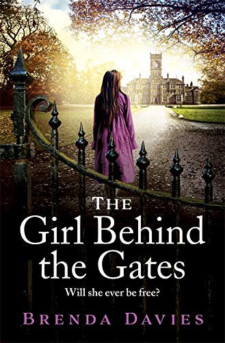 Book cover: girl in purple coat looking at a large mansion.