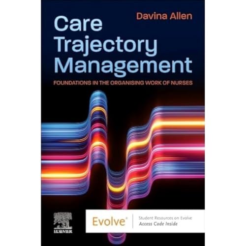 Book cover: "Care Trajectory Management" by Davina Allen, with abstract lines.