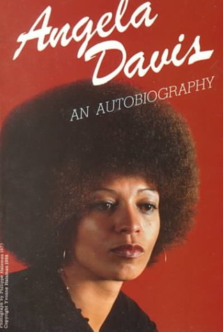 Book cover featuring a portrait of Angela Davis with an afro.