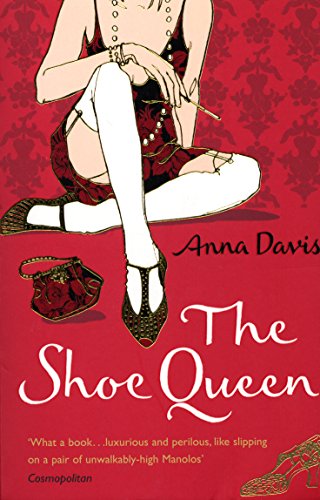 Book cover illustration of a woman with shoes and a handbag.