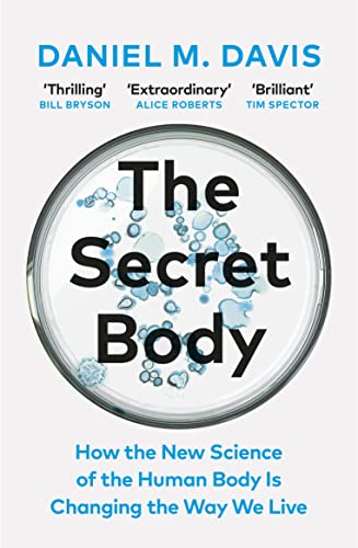 Book cover: "The Secret Body" with a petri dish image.