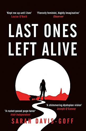 Book cover: black background, white text, silhouette of figure with dog.