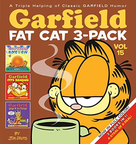 Garfield Fat Cat 3-Pack book cover with orange cat and coffee cup.
