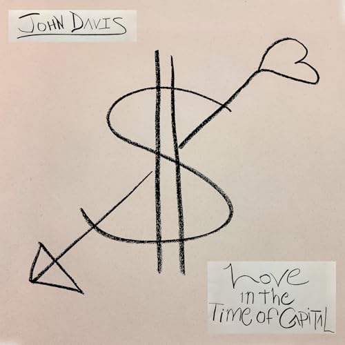 Album cover with hand-drawn dollar sign arrow and text on a light background.