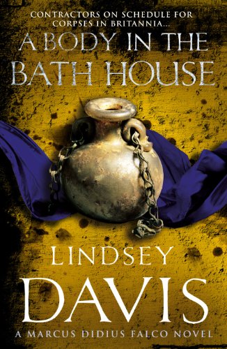Book cover: ancient pot, chains, and draped blue fabric on yellow.