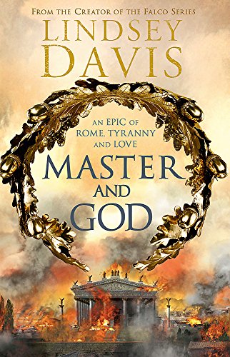 Book cover featuring a golden laurel wreath over a burning Roman temple background.