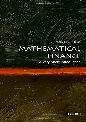 Book cover: "Mathematical Finance" by Mark H.A. Davis, Oxford University Press.