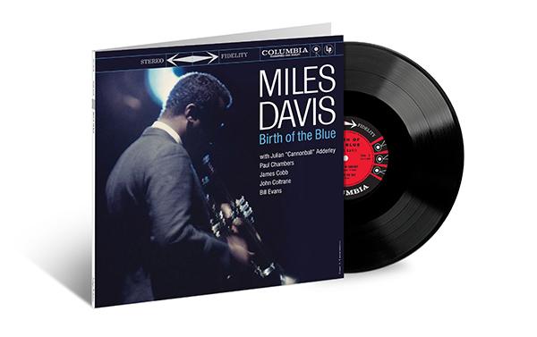 Miles Davis’ “Birth of the Blue” vinyl record and album cover.