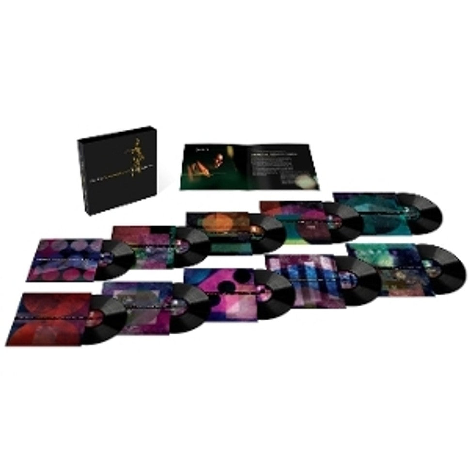 Miles Davis The Complete Plugged Nickel Live 1965 vinyl box set with multiple records.