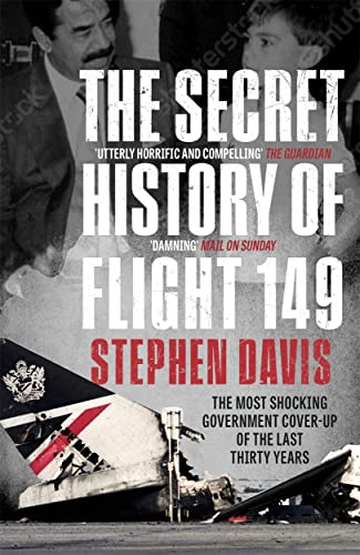 Book cover depicting a plane crash and a man in a suit.